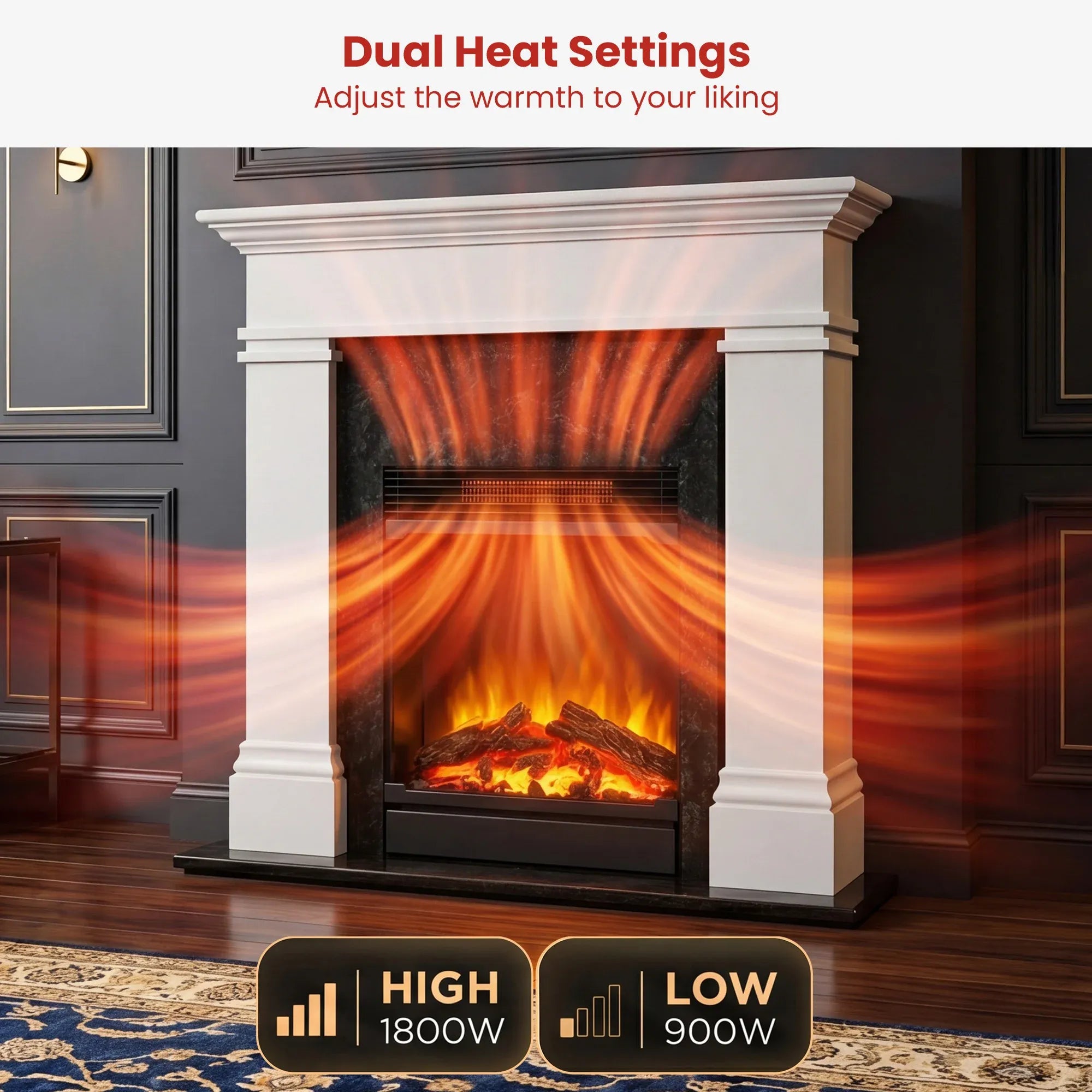 Dimplex 1.5kW Mini Taylor Suite Optiflame Electric Fireplace w/ LED Flame Effect V240-TYL15-AU