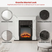 Dimplex 1.5kW Mini Taylor Suite Optiflame Electric Fireplace w/ LED Flame Effect V240-TYL15-AU