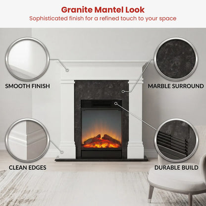 Dimplex 1.5kW Mini Taylor Suite Optiflame Electric Fireplace w/ LED Flame Effect V240-TYL15-AU