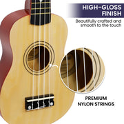 Karrera 21in Ukulele - Natural V240-UKL-21-NAT
