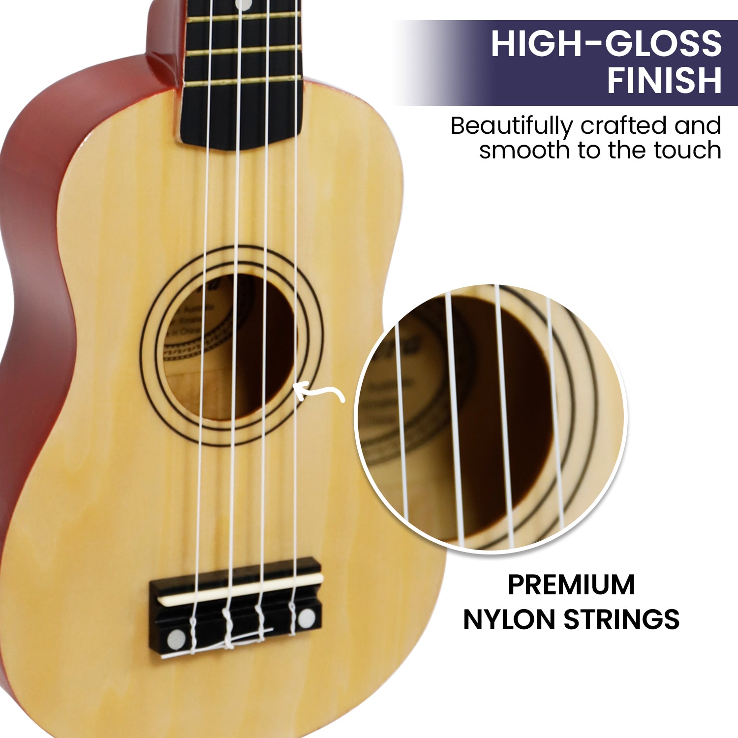 Karrera 21in Ukulele - Natural V240-UKL-21-NAT