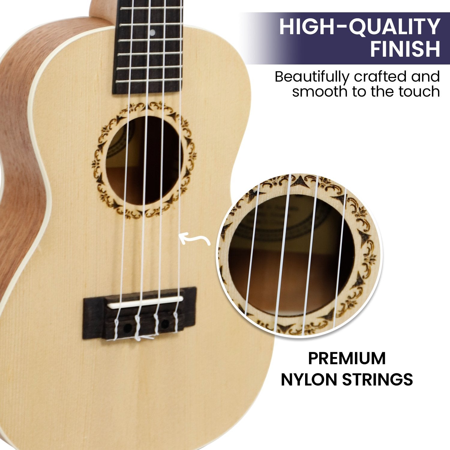 Karrera 23in Ukulele - Natural V240-UKL-23-NAT