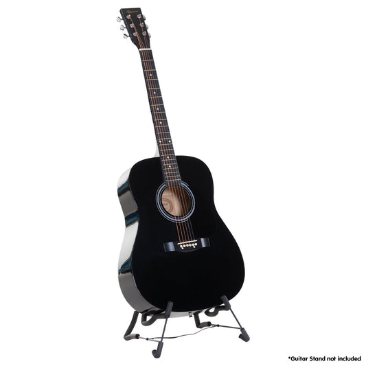 Karrera 41in Acoustic Wooden Guitar with Bag - Black V240-WAC41-NC-BK