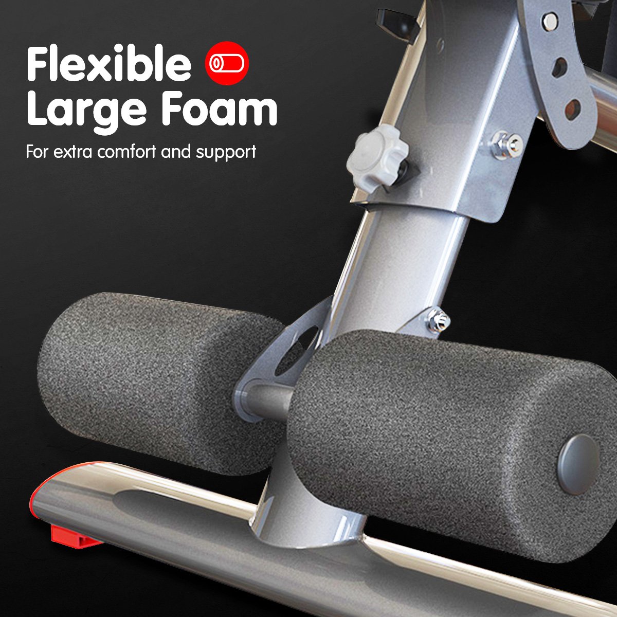 Powertrain Home Gym Bench Adjustable Flat Incline Decline FID 250KG Load V240-WBD-01B