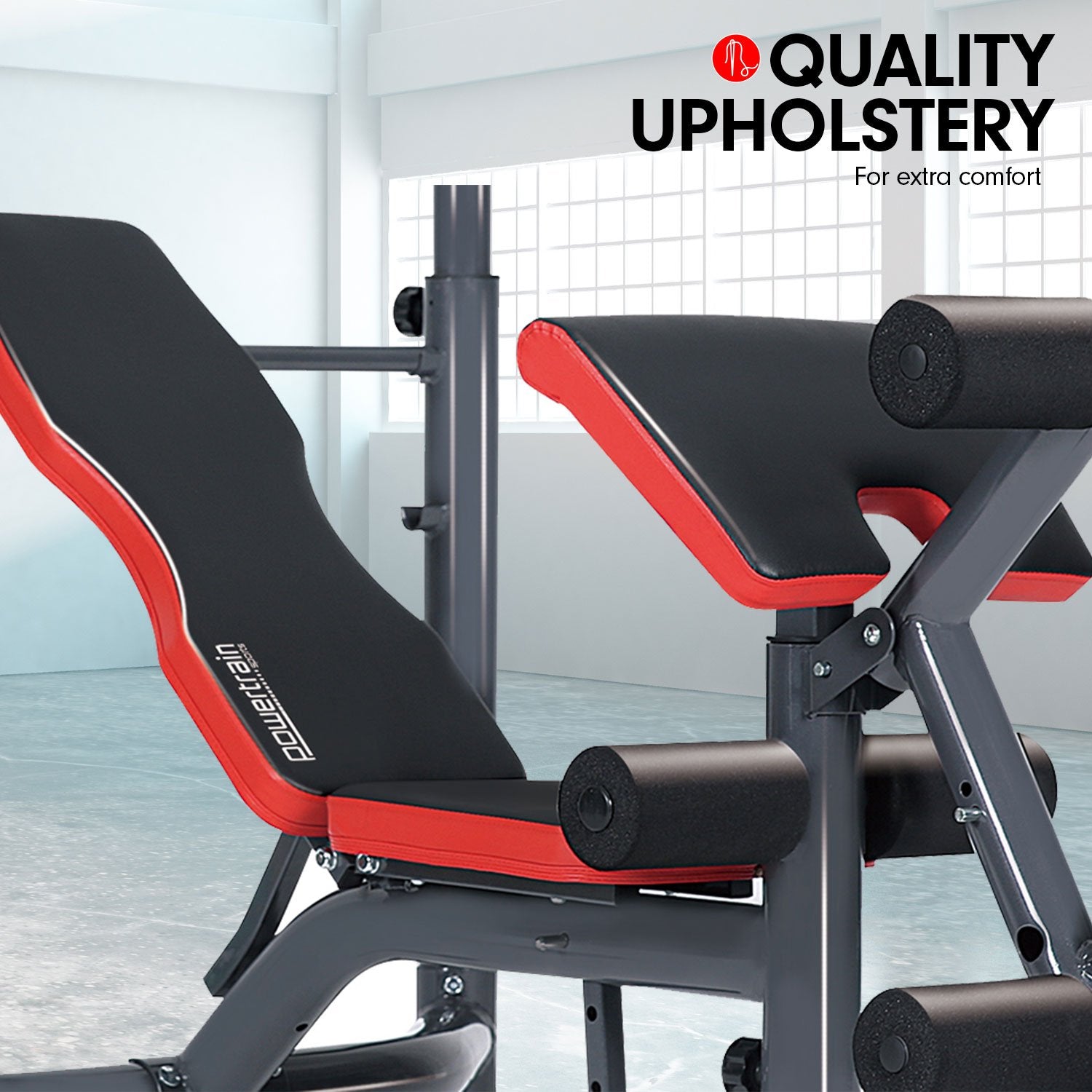 Powertrain Adjustable Weight Bench Home Gym Bench Press - 302 V240-WBD-302