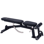 Powertrain Multi Workout Bench with Transport Wheels and Adjustable Backrest V240-WBD-JX-190