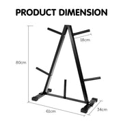 Powertrain Weight Plates Storage Home Gym Rack V240-WBP-RACK