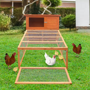 Furtastic Rectangular Wooden Chicken Coop & Rabbit Hutch V240-WCC-JOY-001-REC