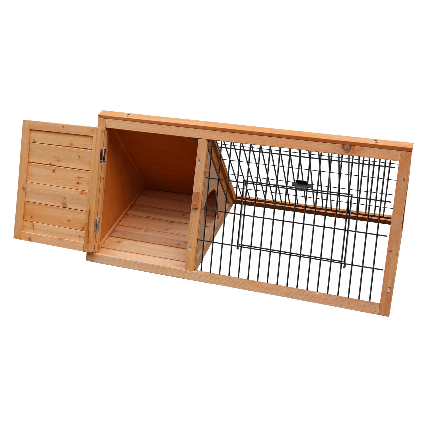 Furtastic Triangle Wooden Rabbit Hutch V240-WCC-JOY-002-TRI