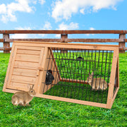 Furtastic Triangle Wooden Rabbit Hutch V240-WCC-JOY-002-TRI