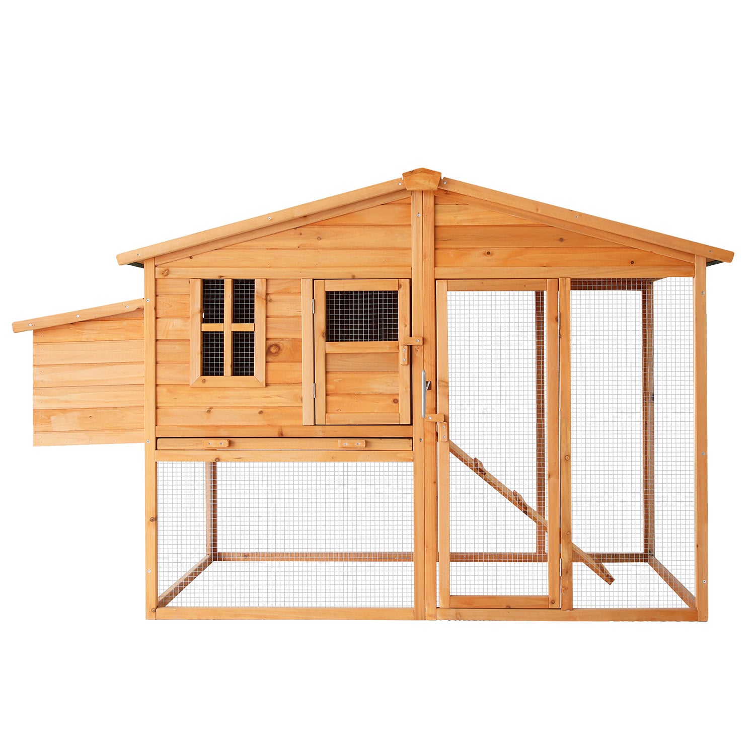 Furtastic Large Chicken Coop & Rabbit Hutch With Ramp V240-WCC-JOY-003-LHR