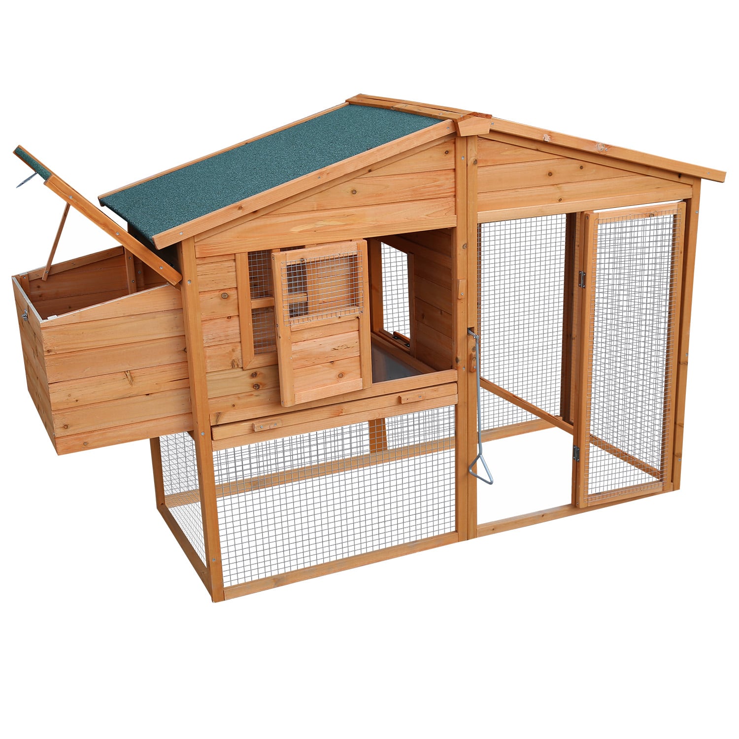 Furtastic Large Chicken Coop & Rabbit Hutch With Ramp V240-WCC-JOY-003-LHR