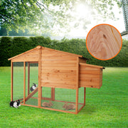 Furtastic Large Chicken Coop & Rabbit Hutch With Ramp V240-WCC-JOY-003-LHR