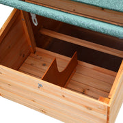 Furtastic Large Wooden Chicken Coop Rabbit Hutch Nesting Box Fir Wood V240-WCC-JOY-004-LHN