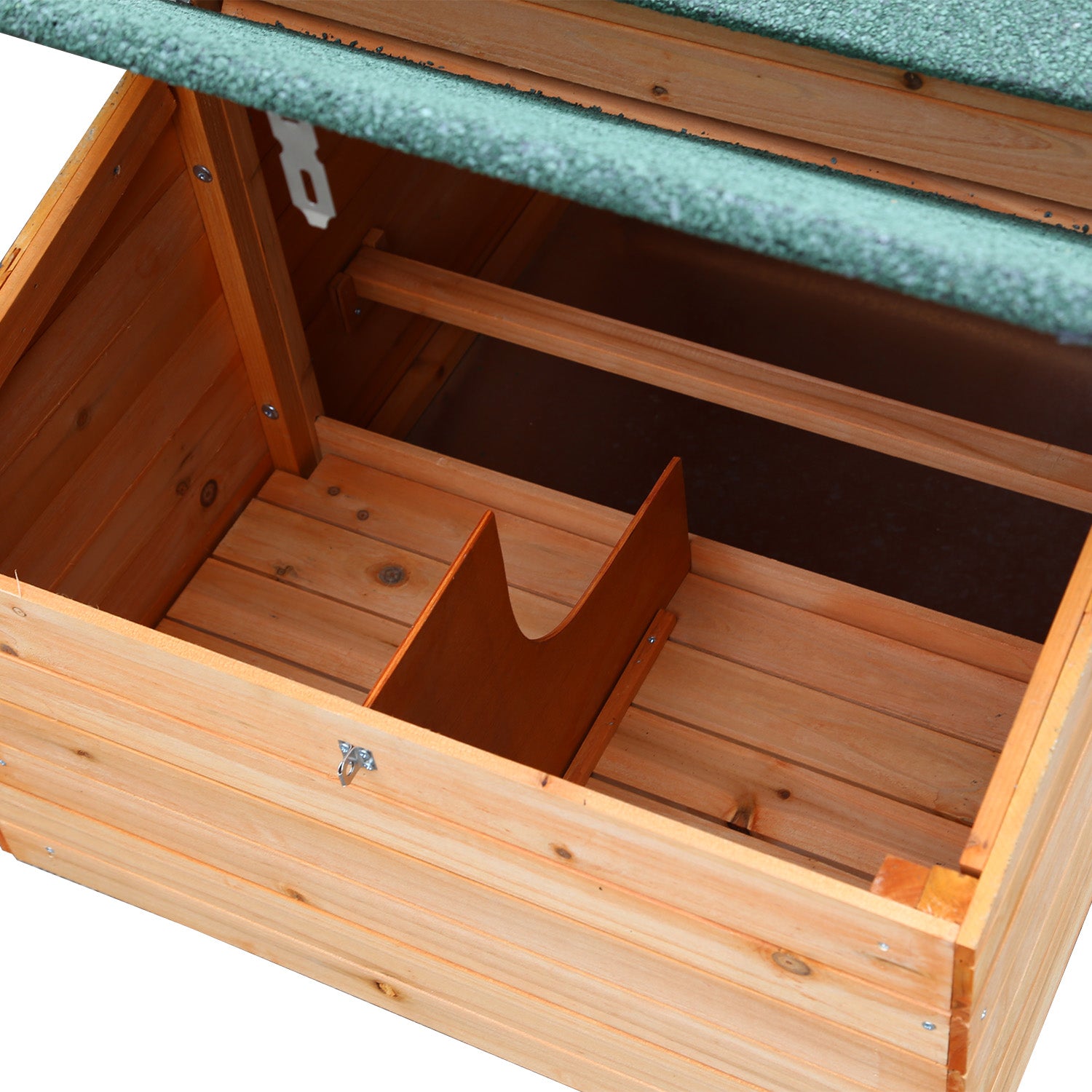 Furtastic Large Wooden Chicken Coop Rabbit Hutch Nesting Box Fir Wood V240-WCC-JOY-004-LHN
