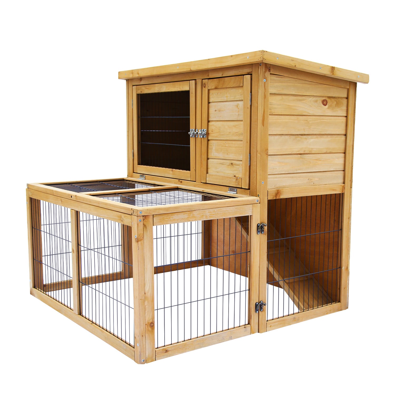 Furtastic 2-Storey Chicken Coop & Rabbit Hutch With Large Run V240-WCC-JOY-009-CSR