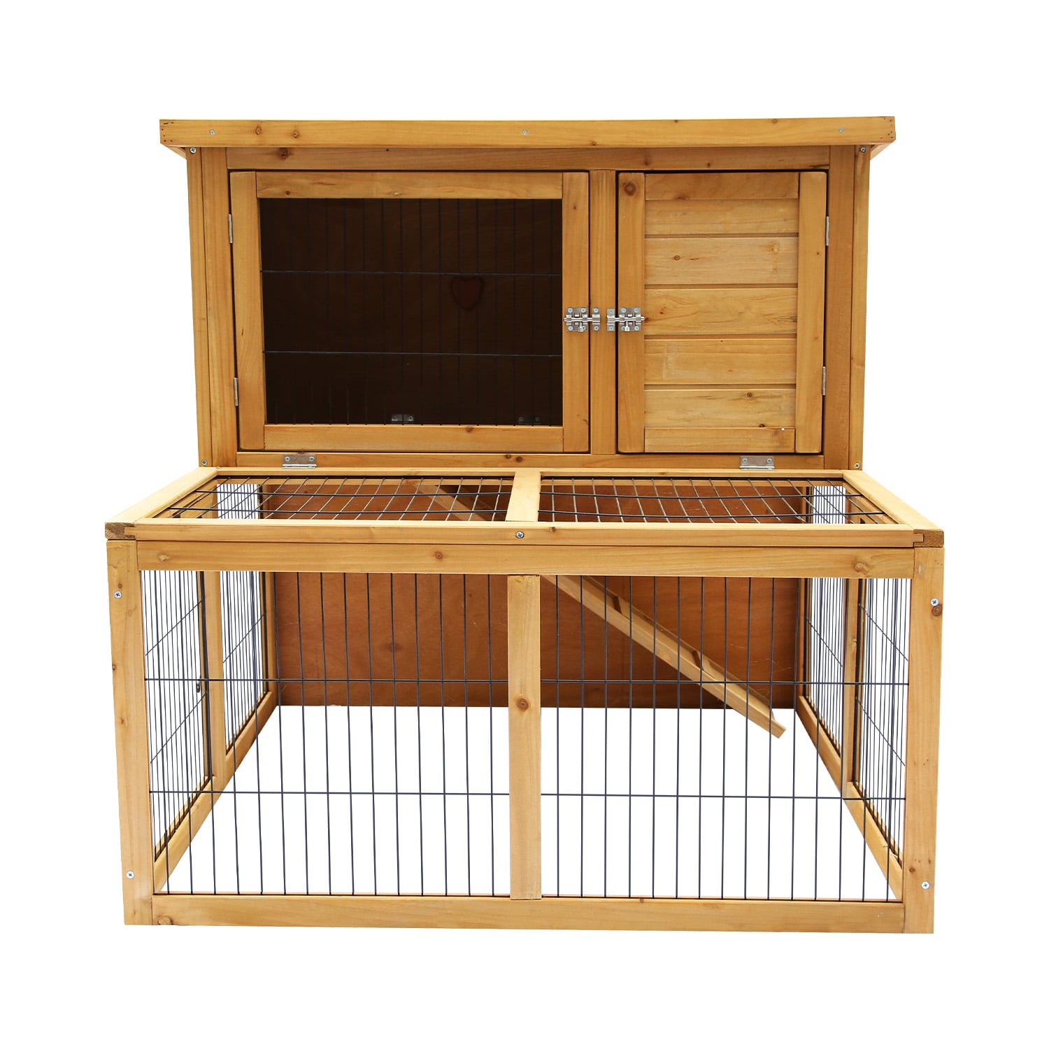 Furtastic 2-Storey Chicken Coop & Rabbit Hutch With Large Run V240-WCC-JOY-009-CSR