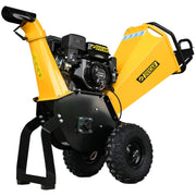 Ducar 70p 3600 Rpm Yellow Black Wood Chipper Shredder Mulcher Grinder Recoil & Electrical Starting System V240-WCP-70P-YLBK