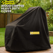 Ducar Wood Chipper Shredder Mulcher Garden 8hp Petrol Motor Upright Grinder - Silver V240-WCP-Z05-SLBK