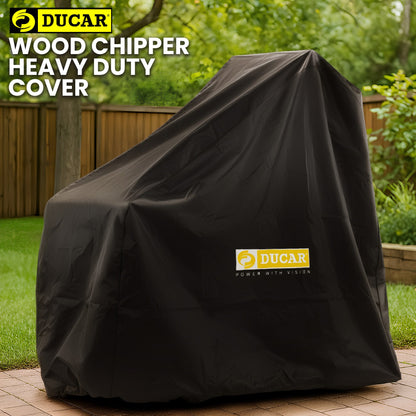 Ducar Wood Chipper Shredder Mulcher Garden 8hp Petrol Motor Upright Grinder - Silver V240-WCP-Z05-SLBK