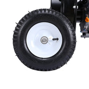Ducar Wood Chipper Shredder Mulcher Garden 8hp Petrol Motor Upright Grinder - Silver V240-WCP-Z05-SLBK