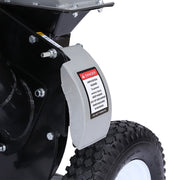 Ducar Wood Chipper Shredder Mulcher Garden 8hp Petrol Motor Upright Grinder - Silver V240-WCP-Z05-SLBK