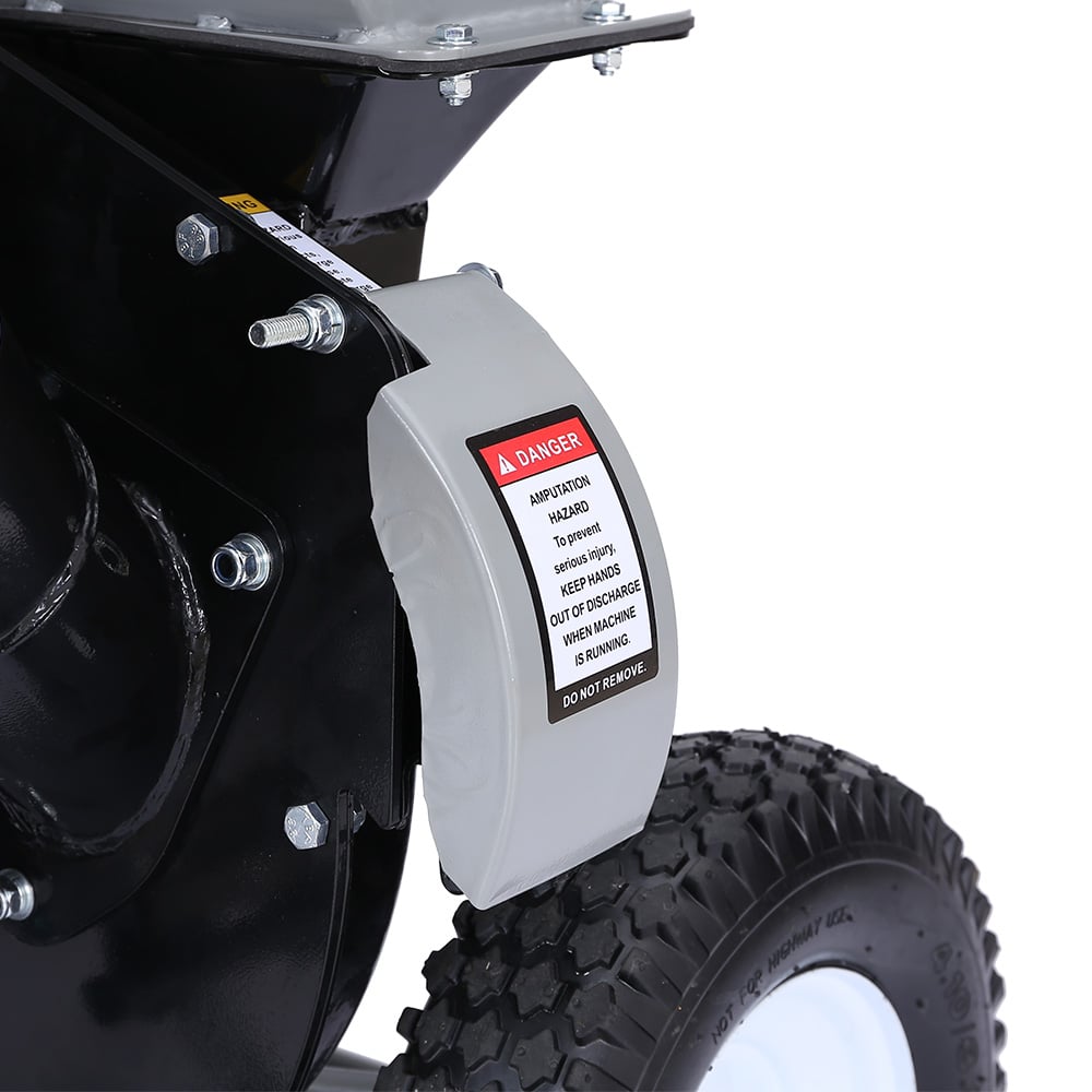 Ducar Wood Chipper Shredder Mulcher Garden 8hp Petrol Motor Upright Grinder - Silver V240-WCP-Z05-SLBK