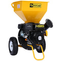 Ducar Wood Chipper Shredder Mulcher Garden 8hp Petrol Motor Upright Grinder - Yellow V240-WCP-Z05-YLBK