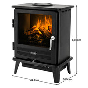 Dimplex 2kW Willowbrook Opti Myst Portable Electric Stove Flame and Smoke Effect V240-WLB20-AU