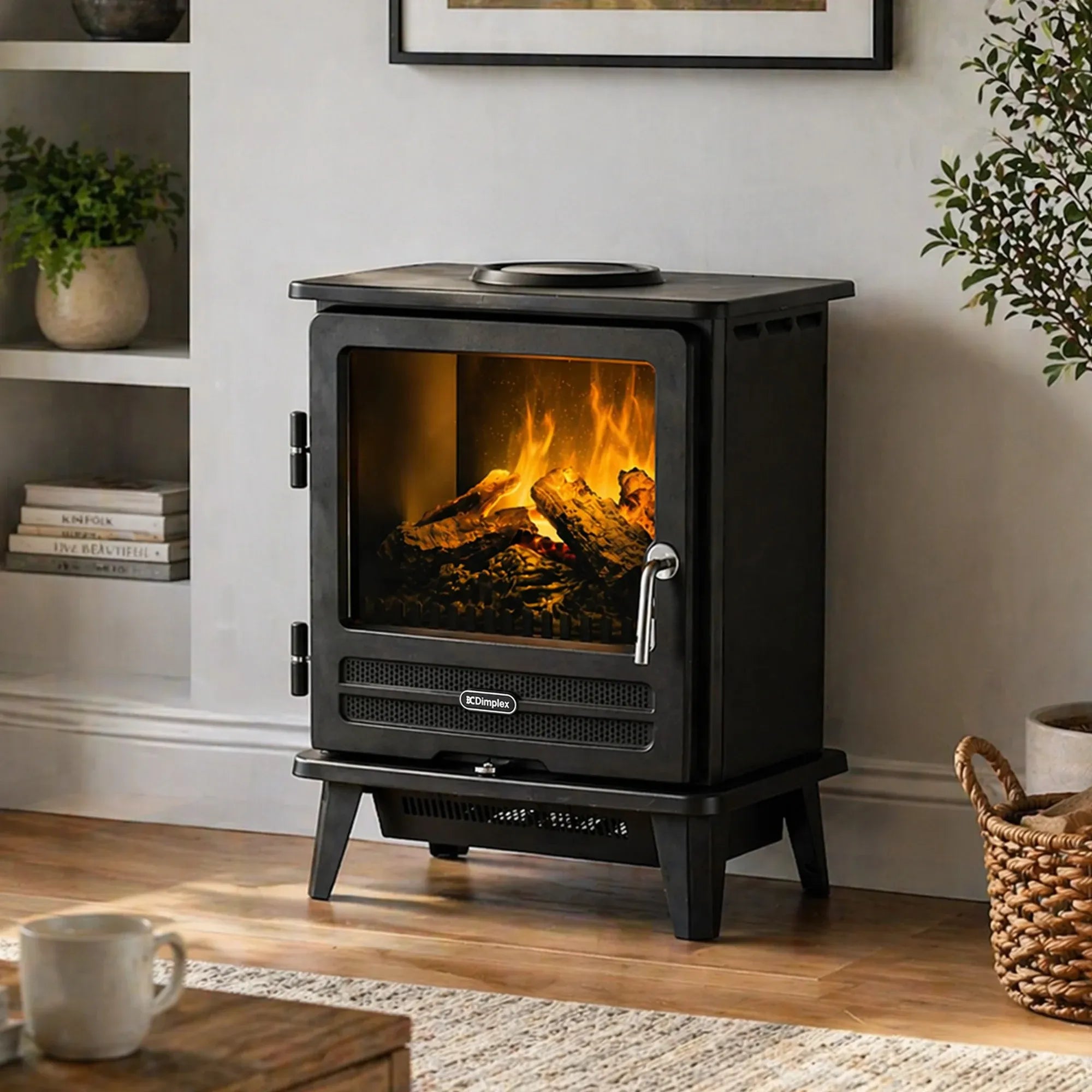 Dimplex 2kW Willowbrook Opti Myst Portable Electric Stove Flame and Smoke Effect V240-WLB20-AU