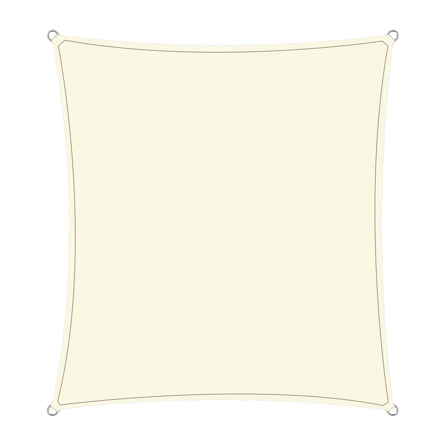 Wallaroo Waterproof Shade sail 4x6 160GSM V240-WPSS-4X6-160