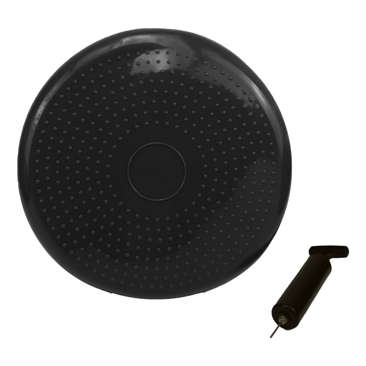 Powertrain Yoga Stability Disc Home Gym Pilates Balance Trainer Black V240-YGA-DSC-BK