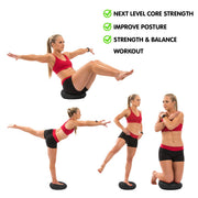 Powertrain Yoga Stability Disc Home Gym Pilates Balance Trainer Black V240-YGA-DSC-BK