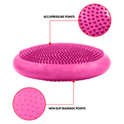 Powertrain Yoga Stability Disc Home Gym Pilates Balance Trainer - Pink V240-YGA-DSC-PK
