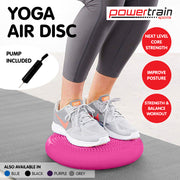 Powertrain Yoga Stability Disc Home Gym Pilates Balance Trainer - Pink V240-YGA-DSC-PK