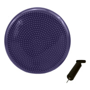 Powertrain Yoga Stability Disc w/ Pump Home Gym Pilate Balance Trainer - Purple V240-YGA-DSC-PU