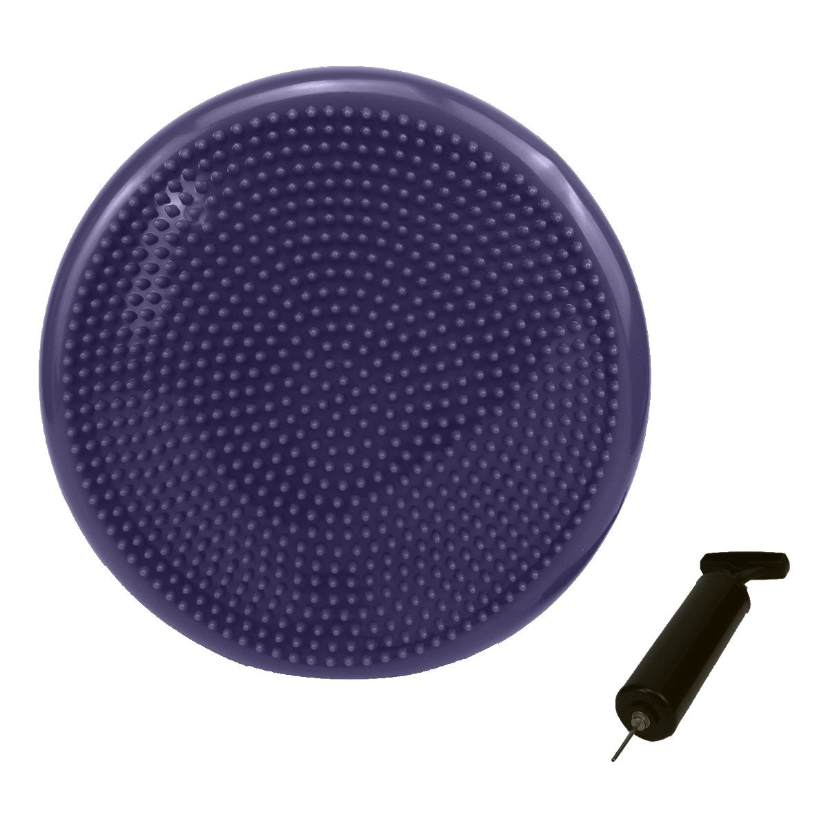 Powertrain Yoga Stability Disc w/ Pump Home Gym Pilate Balance Trainer - Purple V240-YGA-DSC-PU