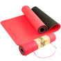 Powertrain TPE Yoga Exercise Mat Home Gym Pilates Fitness 8mm Thick in Red V240-YM-TPE-DHG-RD