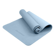 Powertrain Dual Layer 6mm Yoga Mat | Sky Blue | Non-slip Surface And Carry Strap For Ultimate Comfort And V240-YM-TPE-SC-SBU