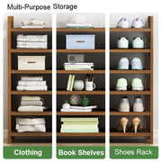 8 Tier Tower Bamboo Wooden Shoe Rack Corner Shelf Stand Storage Organizer V255-0408-08