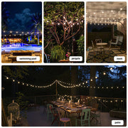 20M Festoon String Lights Kits Christmas Wedding Party Waterproof outdoor V255-10M10B-2