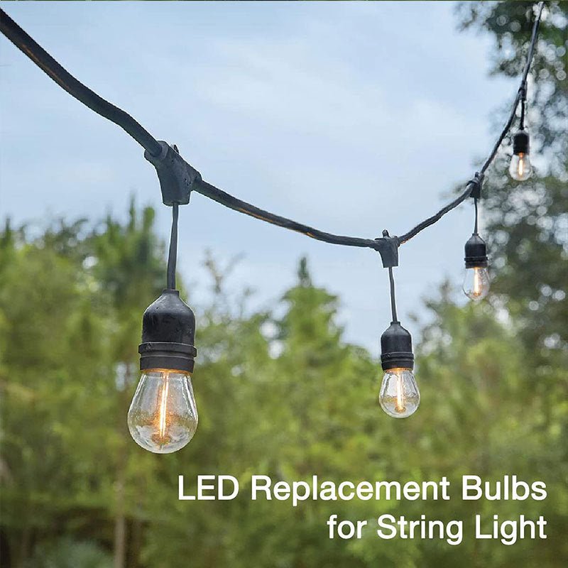 15M Plug Festoon String Lights Kits Globe Outdoor Christmas Party Garden V255-15B15M-PLUG