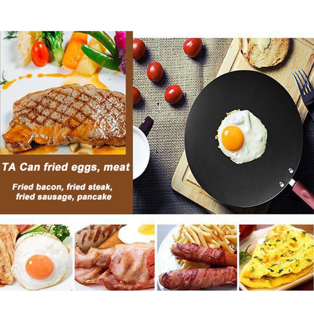 32cm Nonstick Frying Indian Tava Dosa Chapati Pan Flat Skillet Griddle Pan V255-34CM_SKILLET-PAN