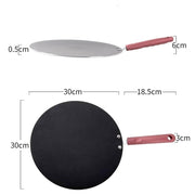 32cm Nonstick Frying Indian Tava Dosa Chapati Pan Flat Skillet Griddle Pan V255-34CM_SKILLET-PAN