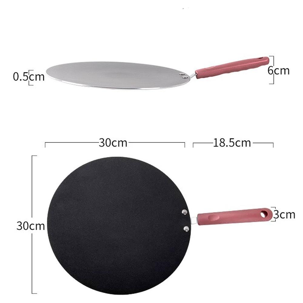 32cm Nonstick Frying Indian Tava Dosa Chapati Pan Flat Skillet Griddle Pan V255-34CM_SKILLET-PAN