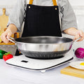 316 Stainless Steel 38cm Double Ear Non-Stick Stir Fry Cooking Kitchen Wok Pan without Lid Honeycomb Double V255-38CM-DEAR-NOLID