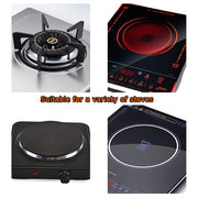 316 Stainless Steel 38cm Double Ear Non-Stick Stir Fry Cooking Kitchen Wok Pan without Lid Honeycomb Double V255-38CM-DEAR-NOLID