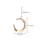BAMDECOR Moon Stair Chandelier Golden Luxury Villa Duplex Staircase Chandelier Apartment Revolving Loft V255-A002-12HL