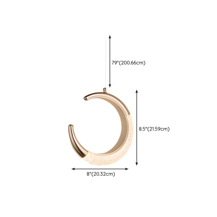 BAMDECOR Moon Stair Chandelier Golden Luxury Villa Duplex Staircase Chandelier Apartment Revolving Loft V255-A002-12HL