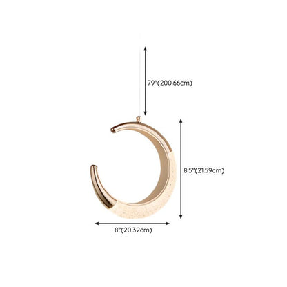 BAMDECOR Moon Stair Chandelier Golden Luxury Villa Duplex Staircase Chandelier Apartment Revolving Loft V255-A002-12HL